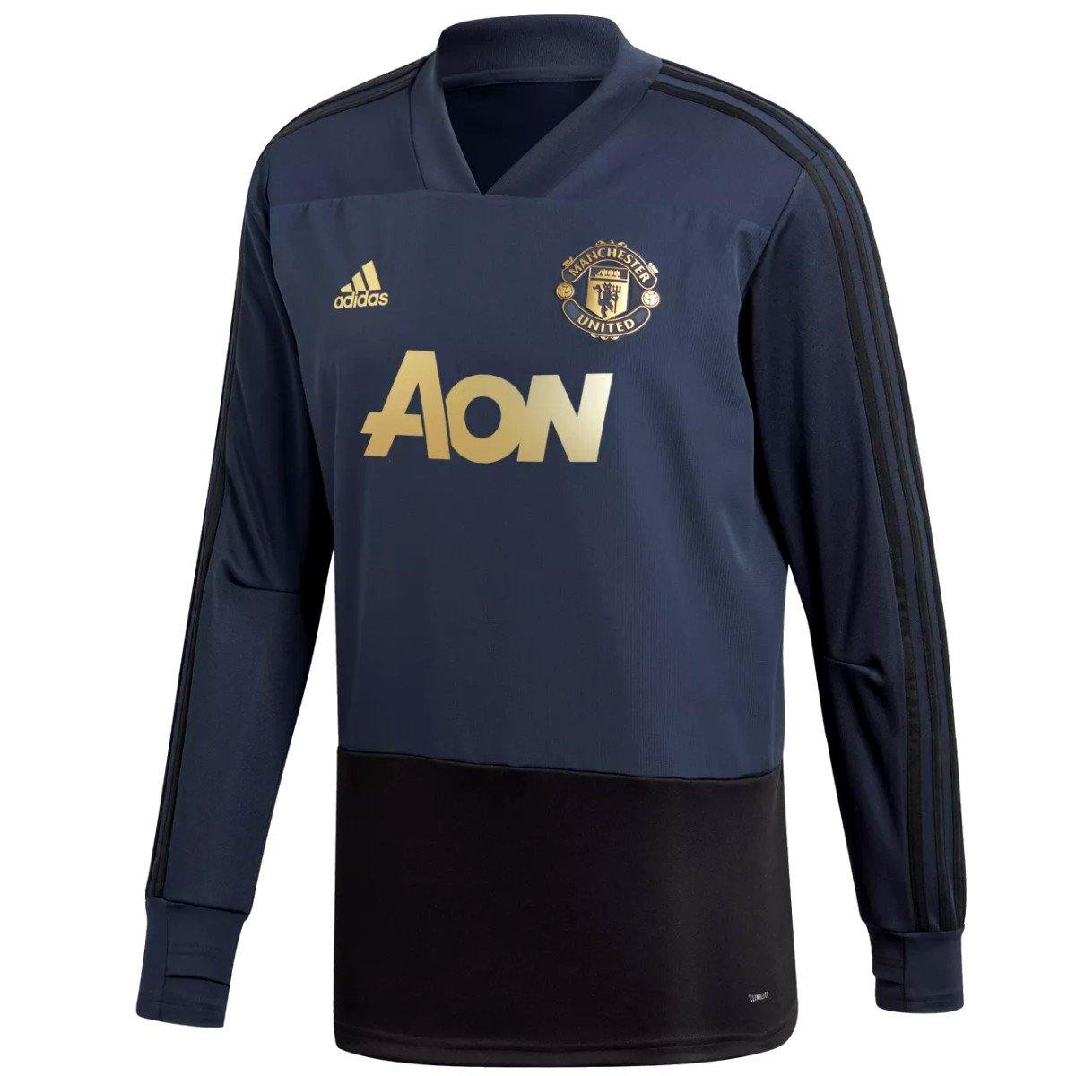Manchester United training sweat soccer tracksuit UCL 2018/19 - Adidas-4