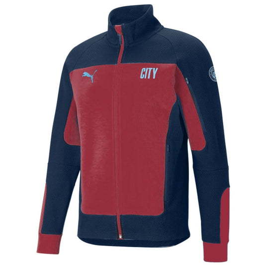 Manchester City Evostripe presentation tracksuit 2021 red - Puma
