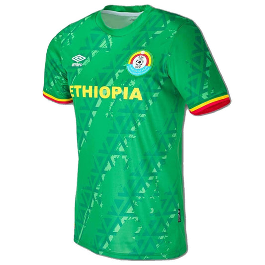 Ethiopia national team green Home soccer jersey 2021/22 - Umbro-0